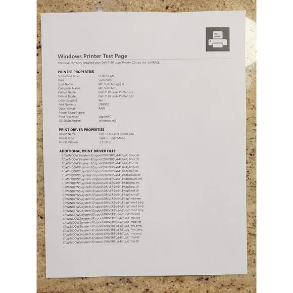 Dell 1130 Standard Laser Printer With Toner- Tested And Working - Picture 14 of 14